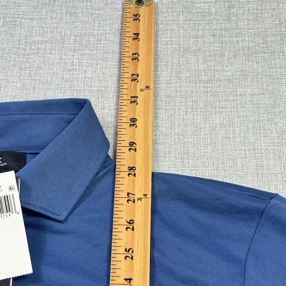 RLX Ralph Lauren Polo Shirt Mens M Blue Short Sleeve Polyester Moisture Wicking - Picture 10 of 13